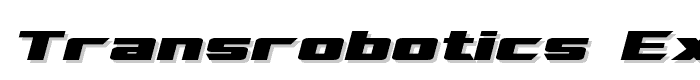 TransRobotics Extended Italic font